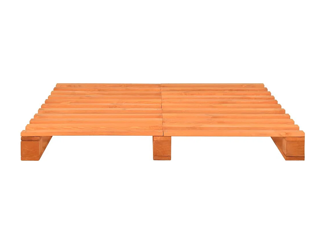 Palletbedframe zonder matras 120x200cm massief hout