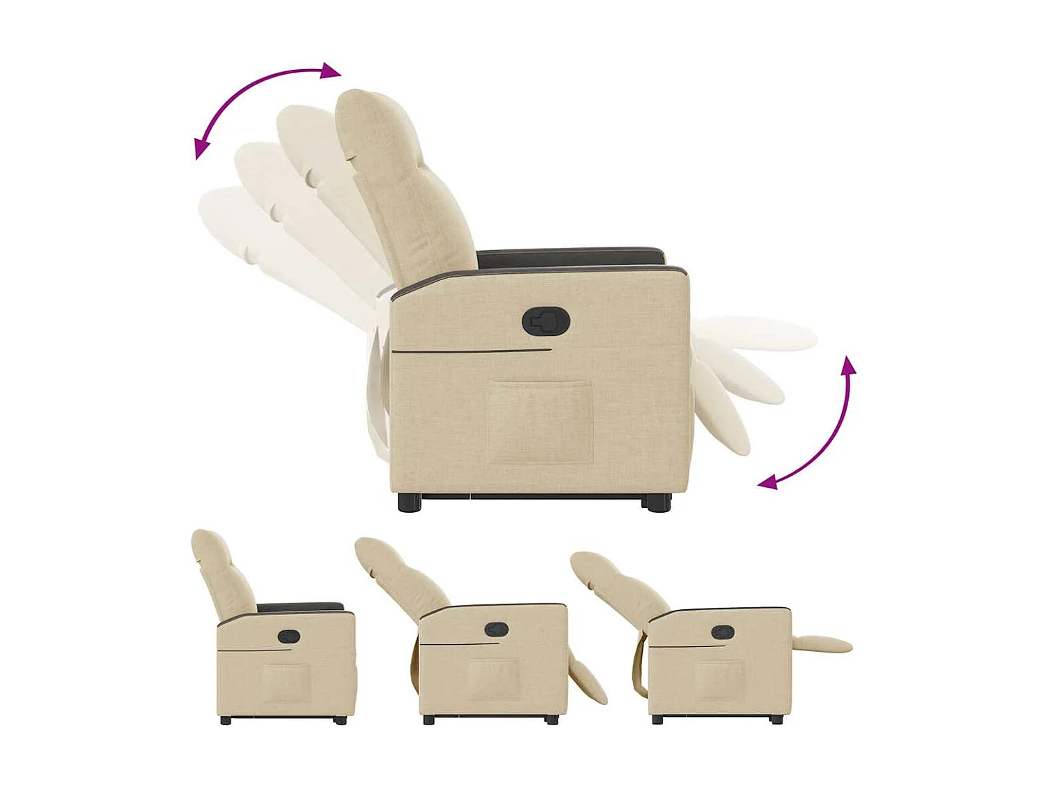 Cadre de lit avec 2 tiroirs bois de pin massif 90x200 cm