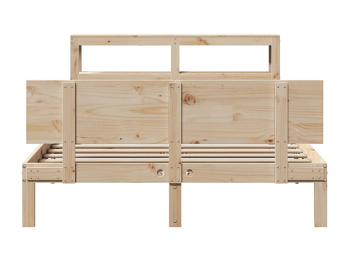 Bedframe met hoofdbord zonder matras 120x200 cm