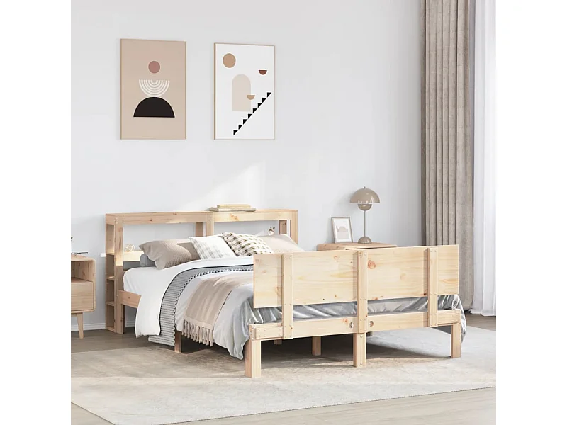 Bedframe met hoofdbord zonder matras 120x200 cm