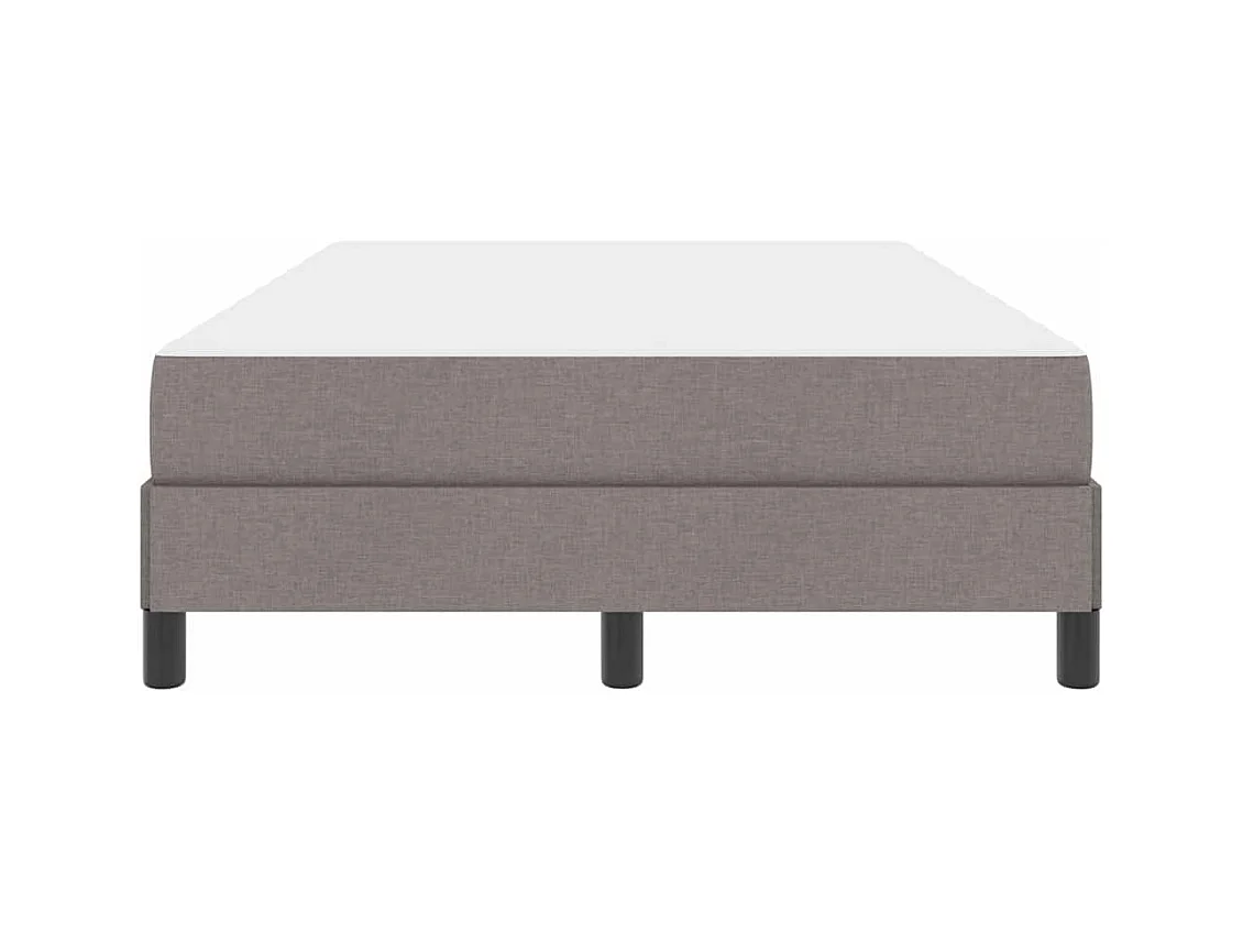 Springbed met Taupe matras 120 x 200 cm stof