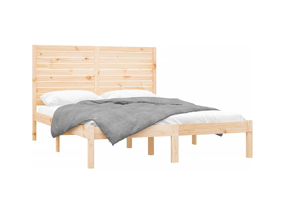 Bedframe zonder matras 160x200 cm massief hout