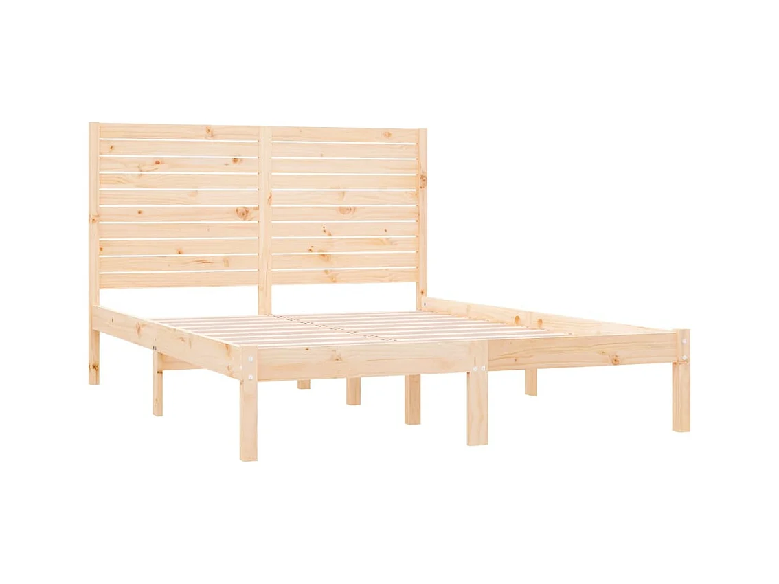 Bedframe zonder matras 160x200 cm massief hout