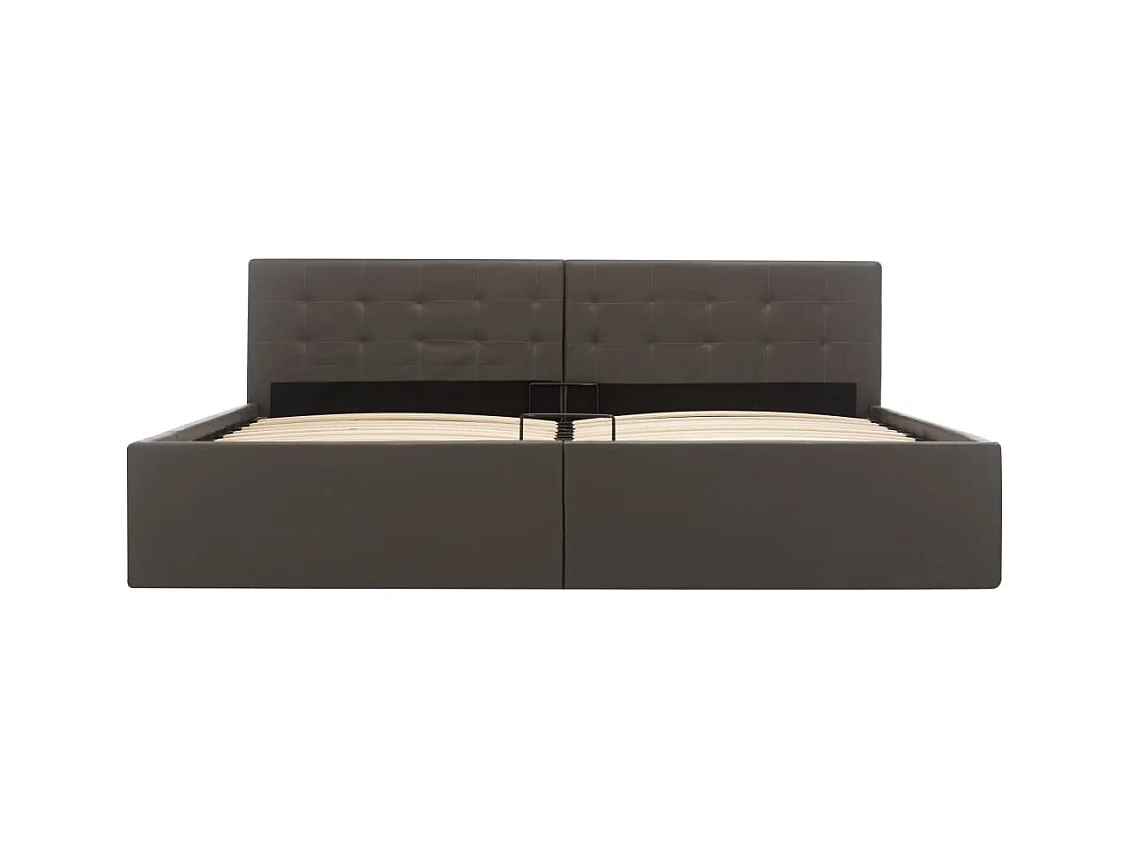 Cadre de lit avec rangement hydraulique Similicuir 180x200 cm