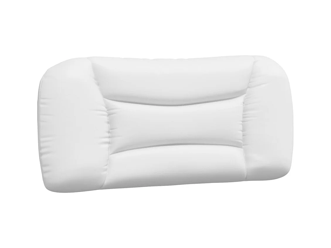 Letto con materasso bianco 90x190 cm in similpelle