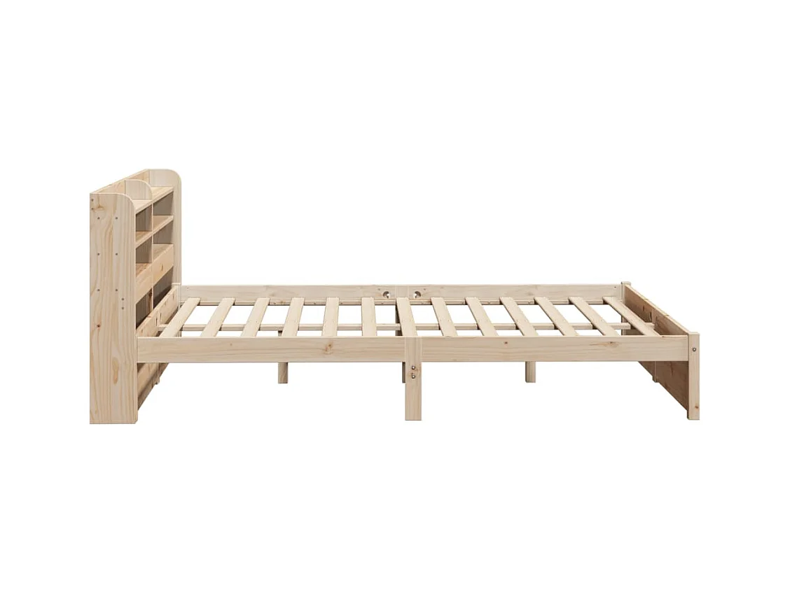 Estructura de cama con cabecero sin colchón 160x200 cm