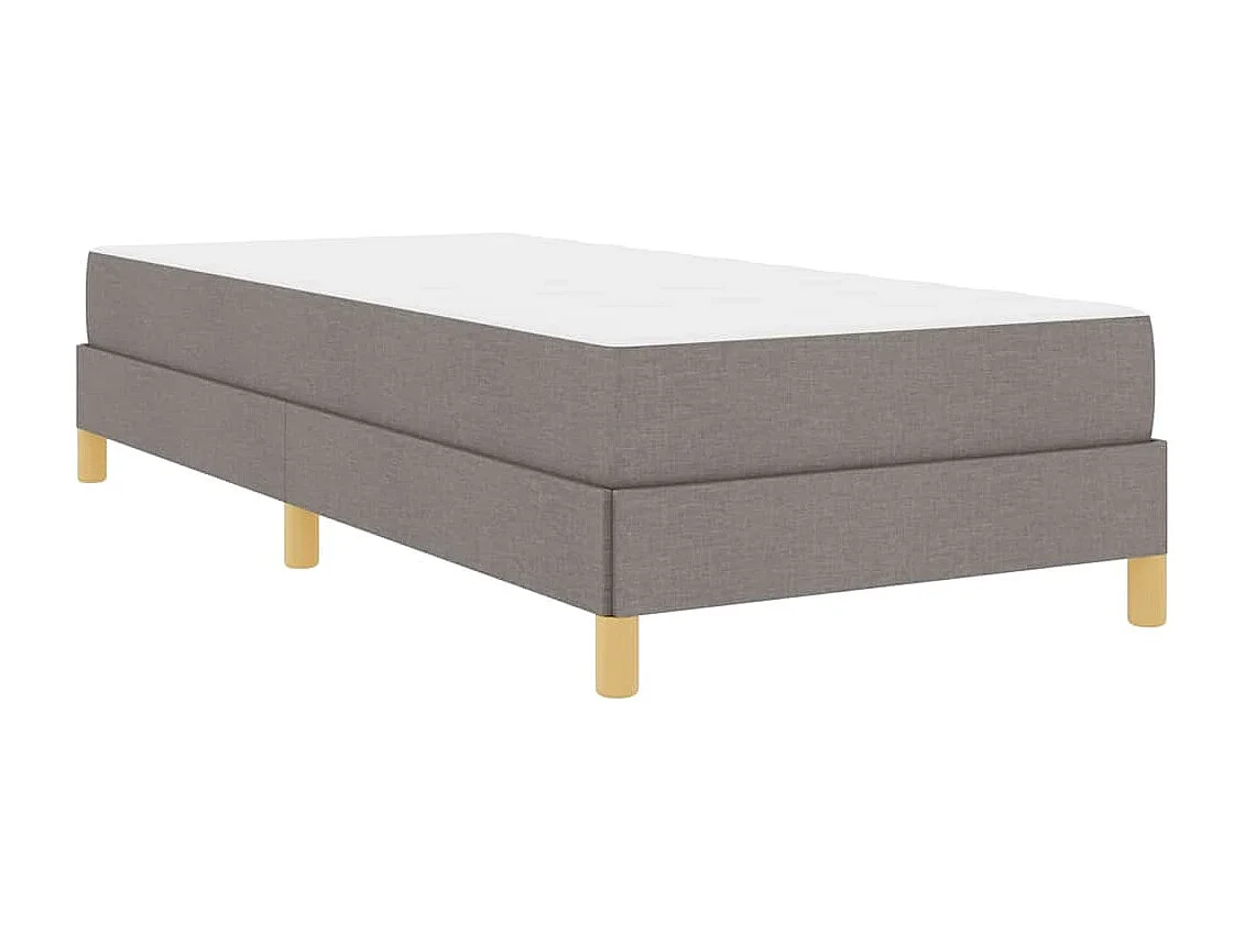 Taupe en Bruin Boxspringbed 100 x 200 cm