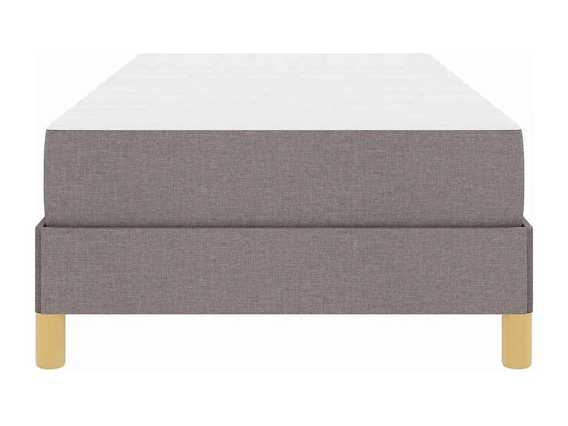 Taupe en Bruin Boxspringbed 100 x 200 cm