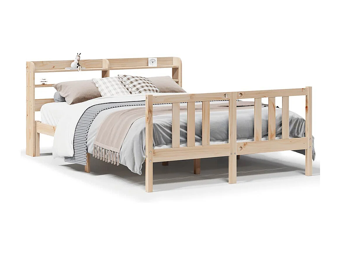 Bedframe met hoofdbord zonder matras 120x200 cm