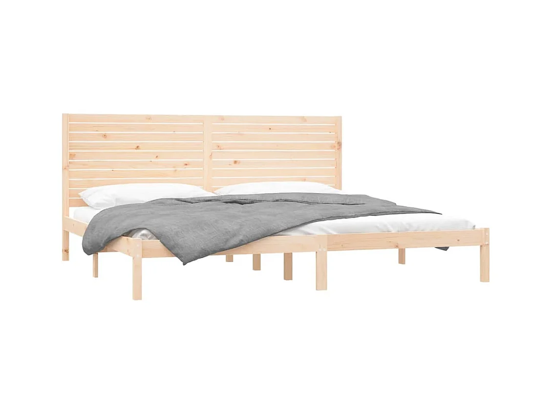 Struttura letto senza materasso 200x200 cm in legno massello