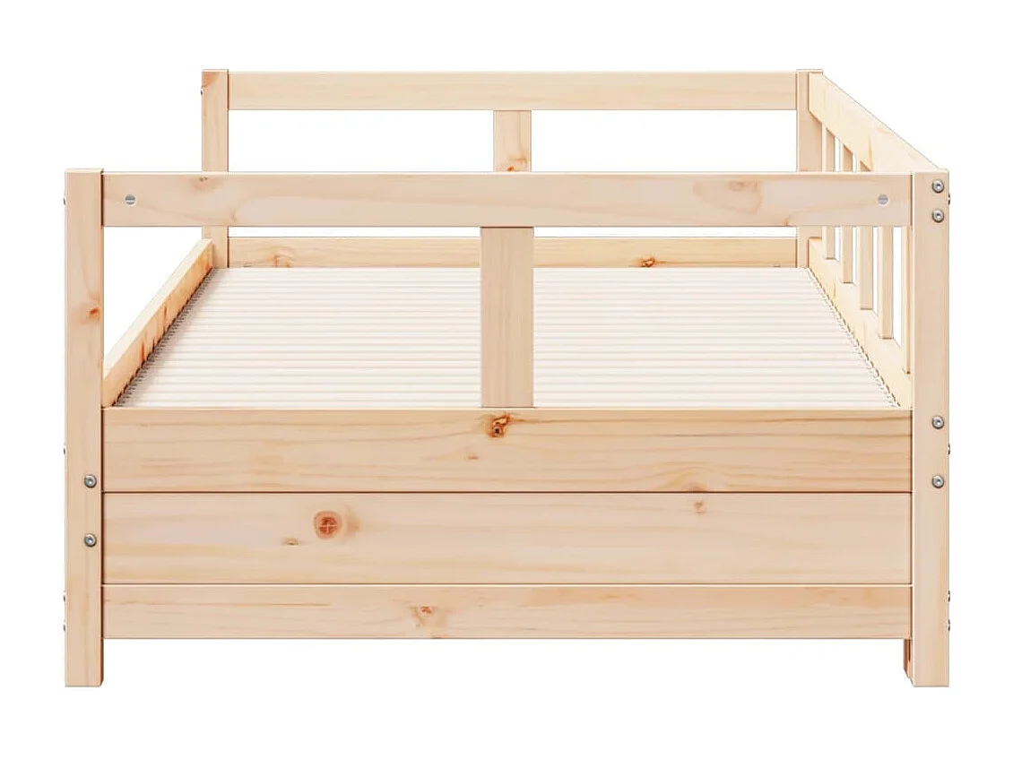 Lit de jour sans matelas 90x190 cm bois de pin massif