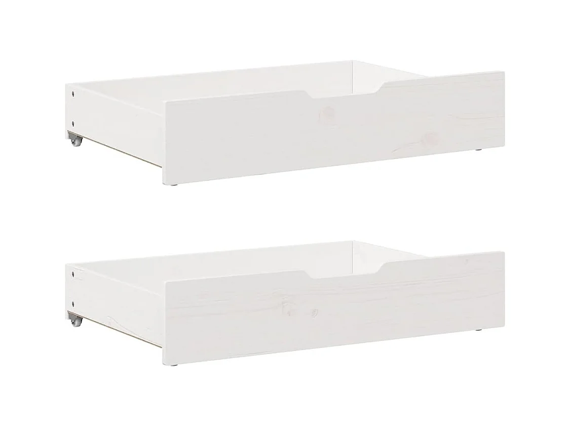 Bedframe zonder matras wit 120x190 cm massief grenenhout