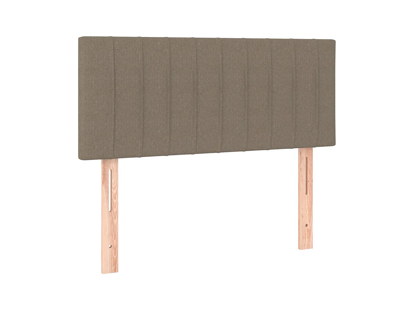 Sommier à lattes de lit avec matelas Taupe 90x200 cm Tissu