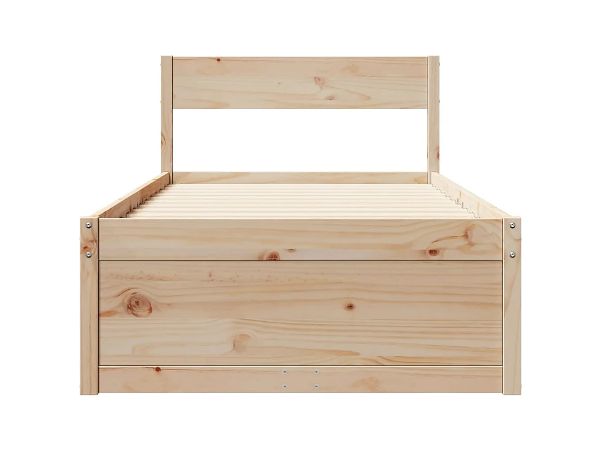 Bedframe zonder matras 90x190 cm massief grenenhout