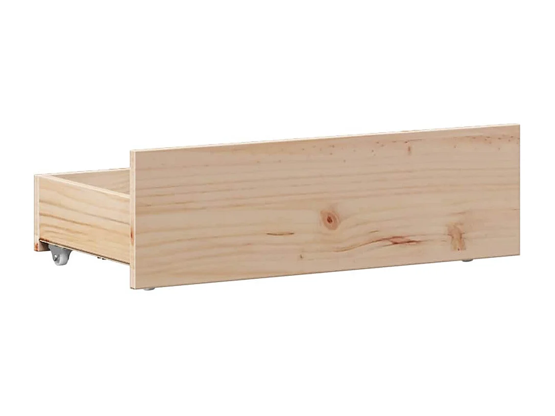 Struttura letto senza materasso con testiera 75x190 cm in pino massello