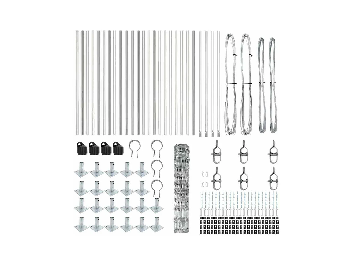 Wit massief houten bedframe zonder matras