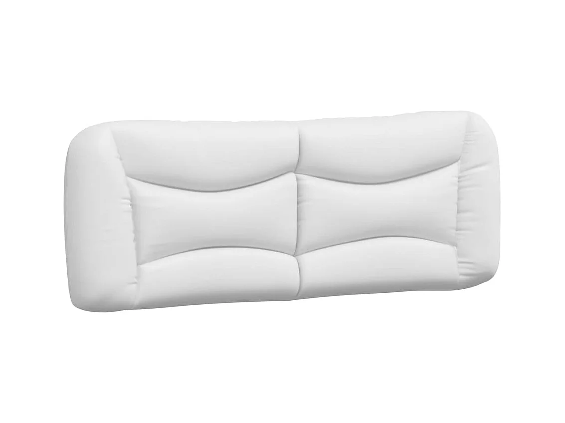 Cadre de lit avec LED sans matelas blanc et noir 120x200 cm