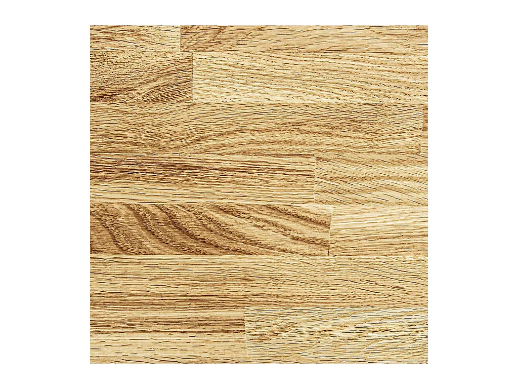 Cadre de lit sans matelas 140x190 cm bois massif de chêne