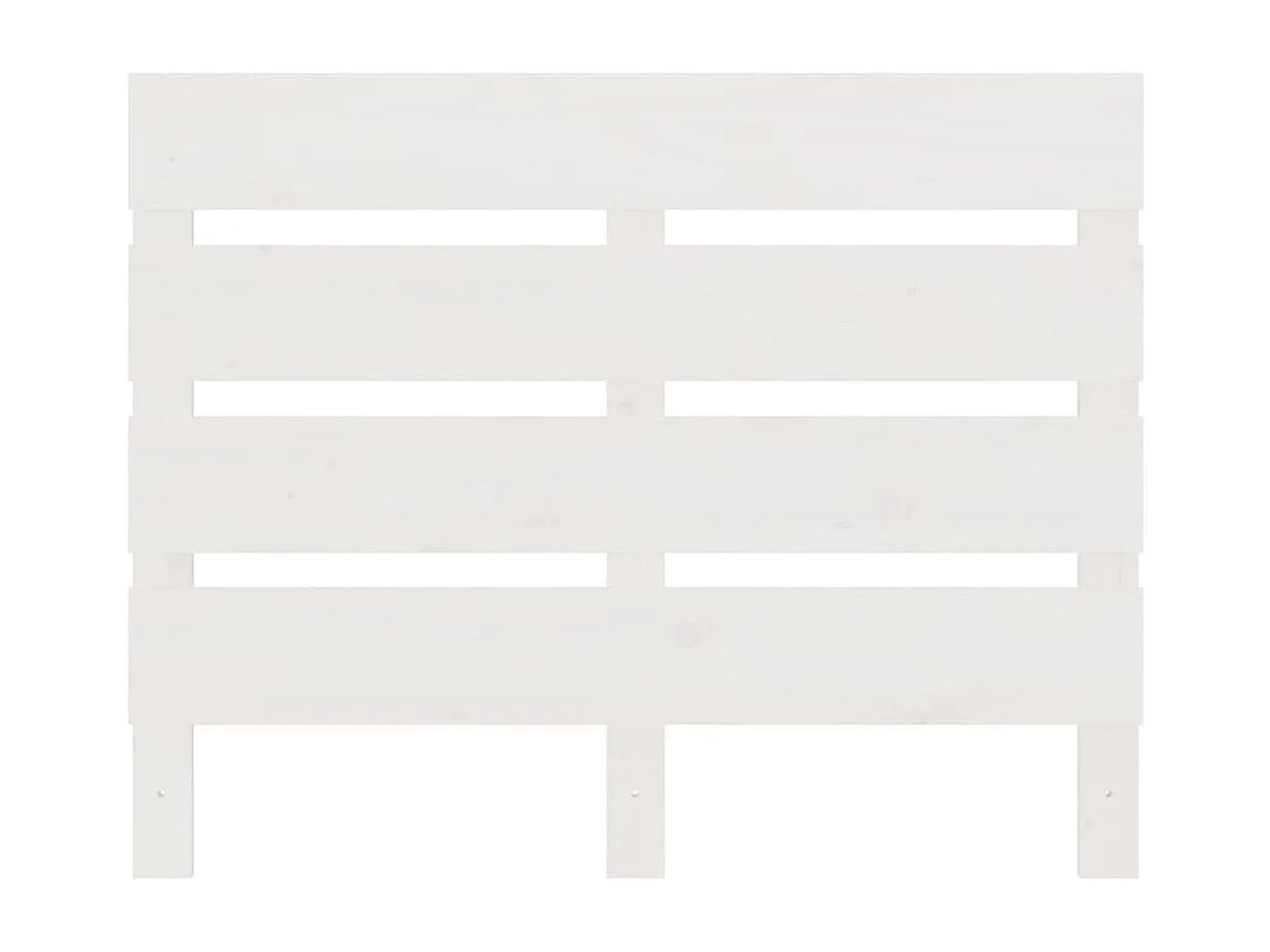 Estructura de cama sin colchón blanca 90x200 cm madera maciza de pino