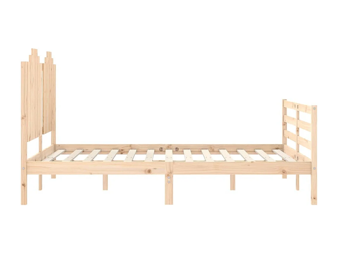 Struttura letto senza materasso 140x200 cm in legno massello