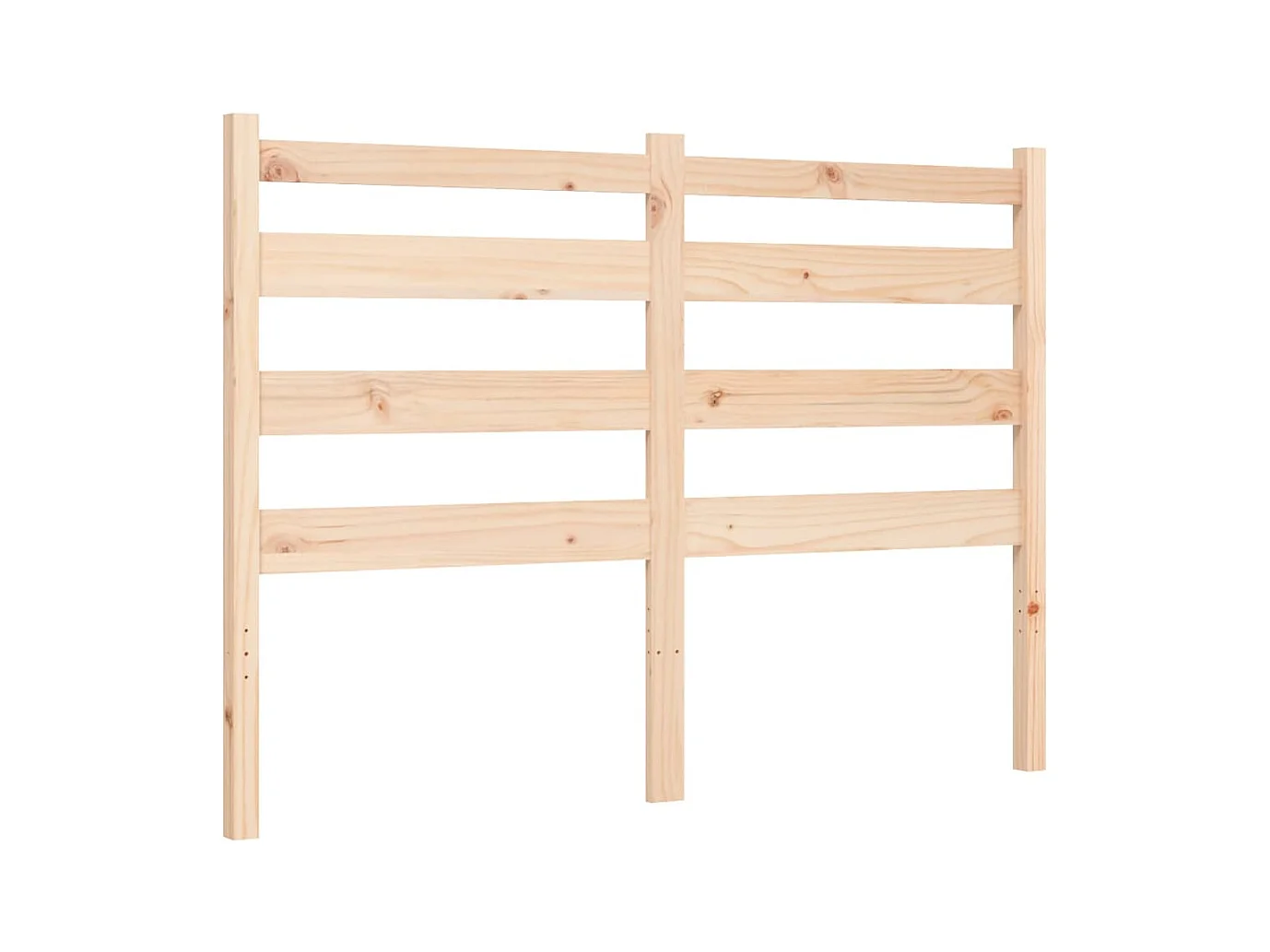 Struttura letto senza materasso 140x200 cm in legno massello di pino