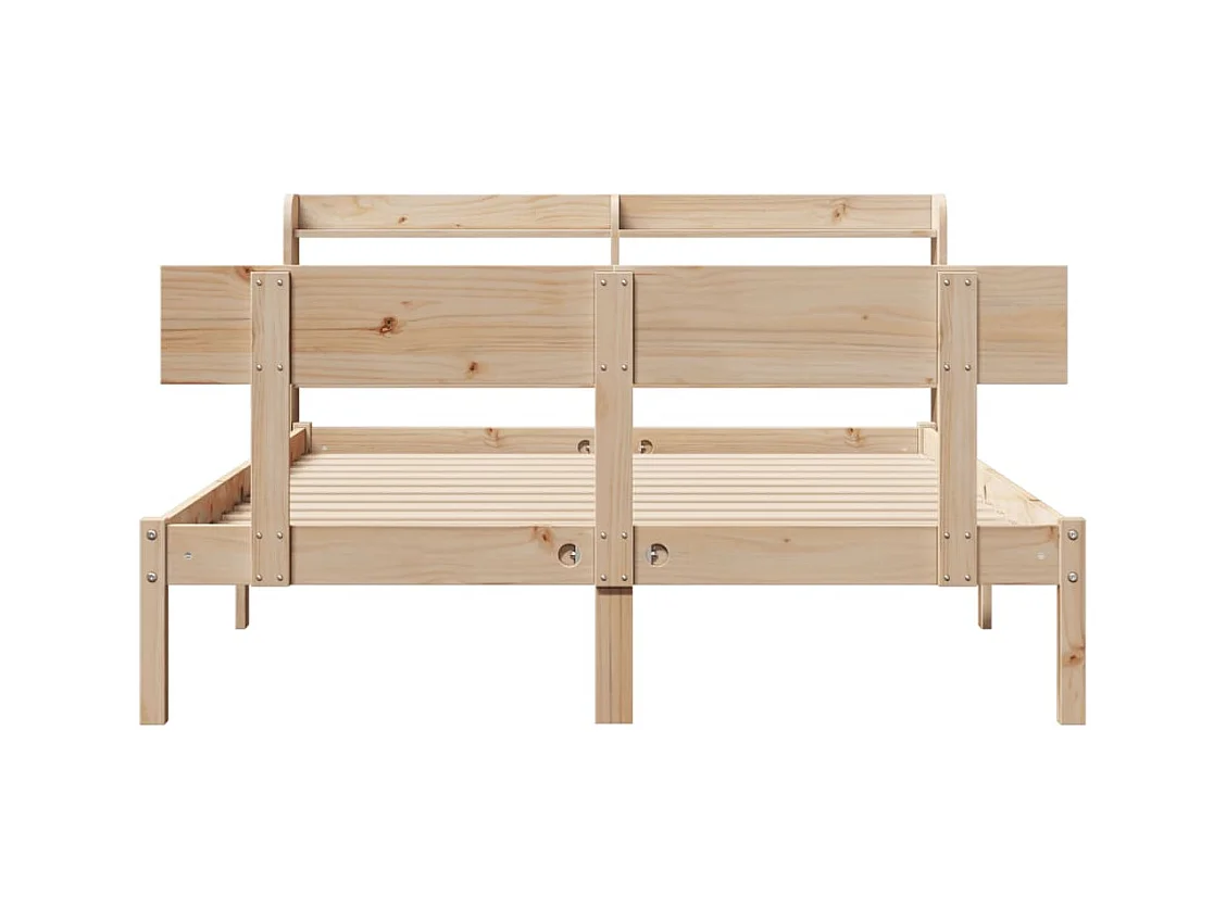 Bedframe zonder matras 120x190 cm massief grenenhout