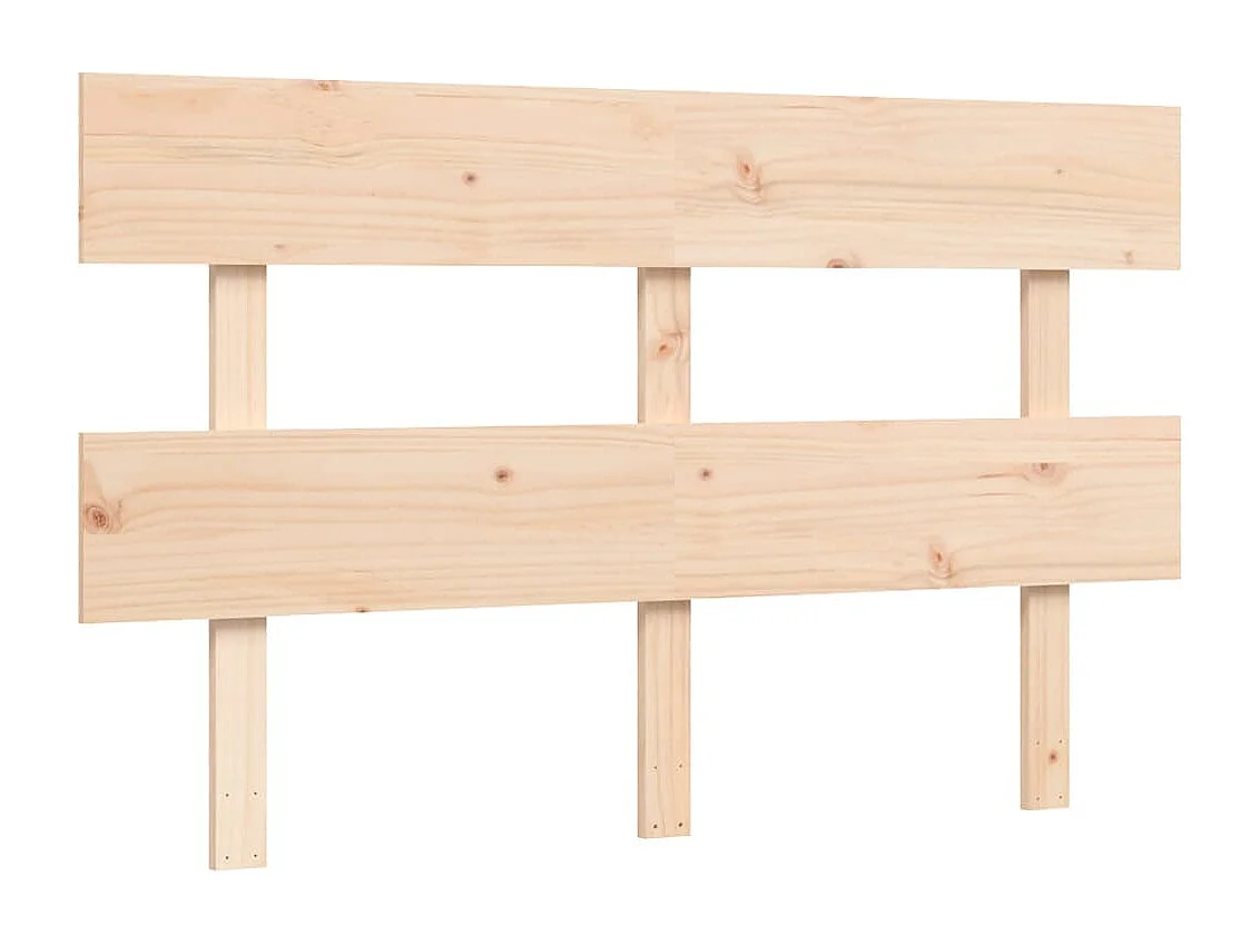 Letto per anziani e testiera 140x200 cm in legno massello