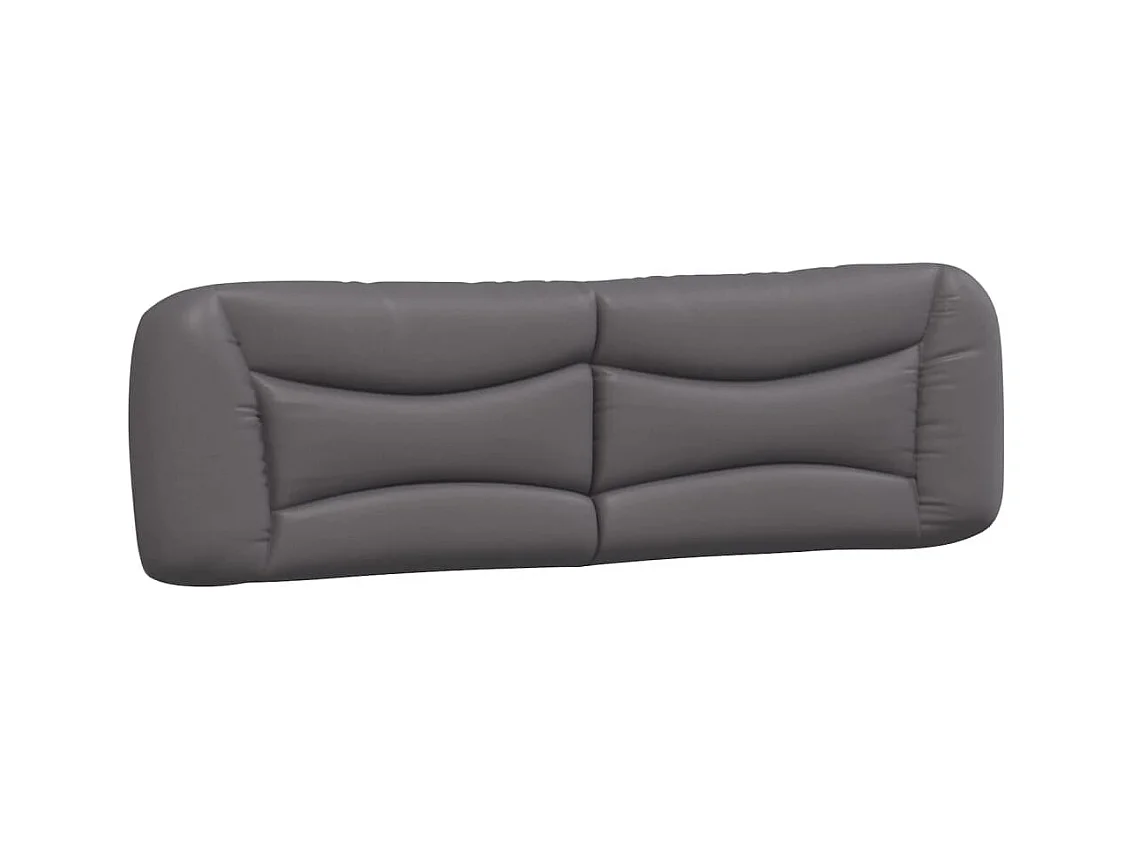 Struttura letto con LED senza materasso grigio 180x200 cm