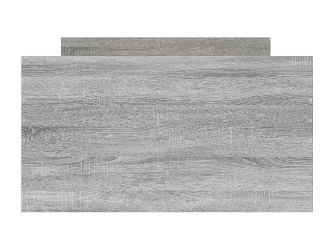 Bedframe met lades zonder matras Sonoma grijs 90x200 cm