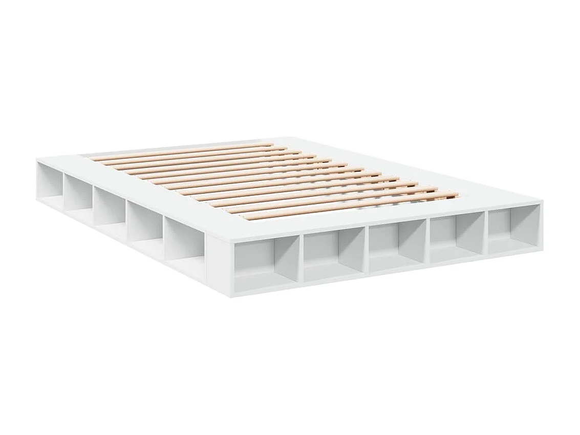 Struttura letto senza materasso bianco 160x200 cm