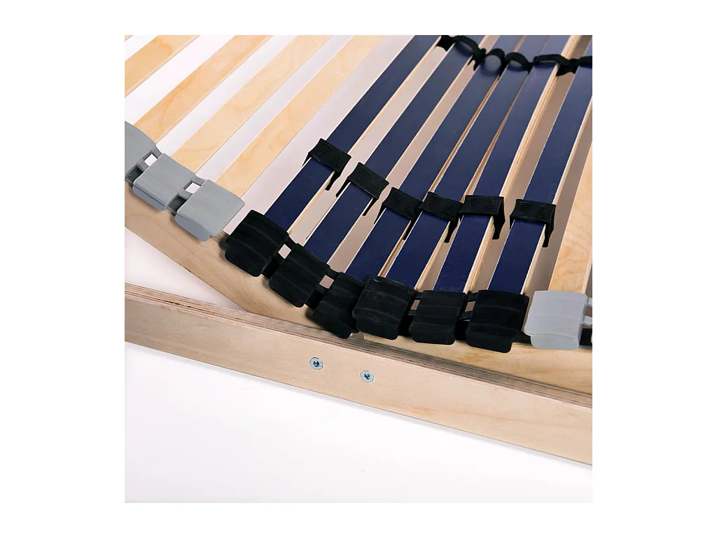 Lattenbodems zonder matras 2 stuks met 42 latten 90x200 cm