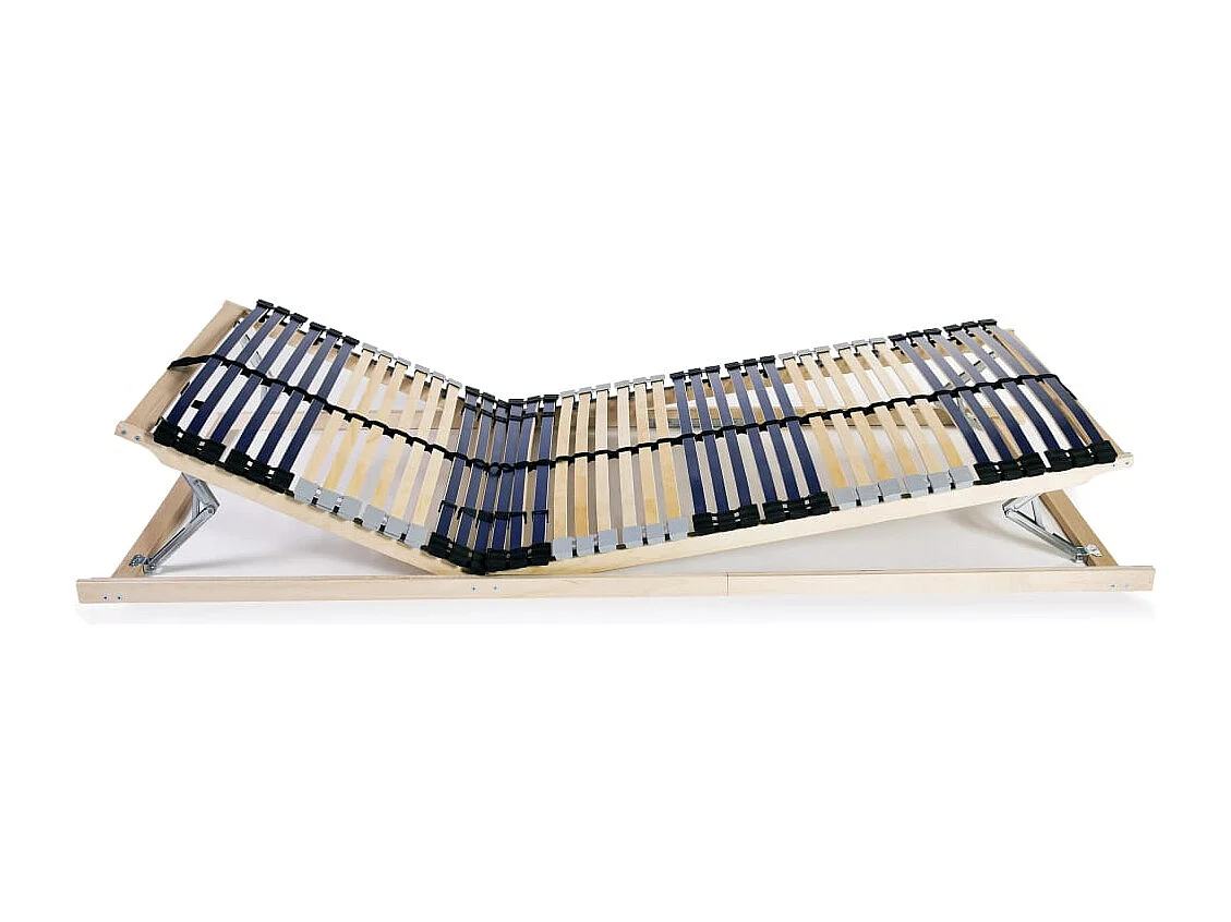 Reti a doghe senza materasso 2 pezzi con 42 doghe 90x200 cm