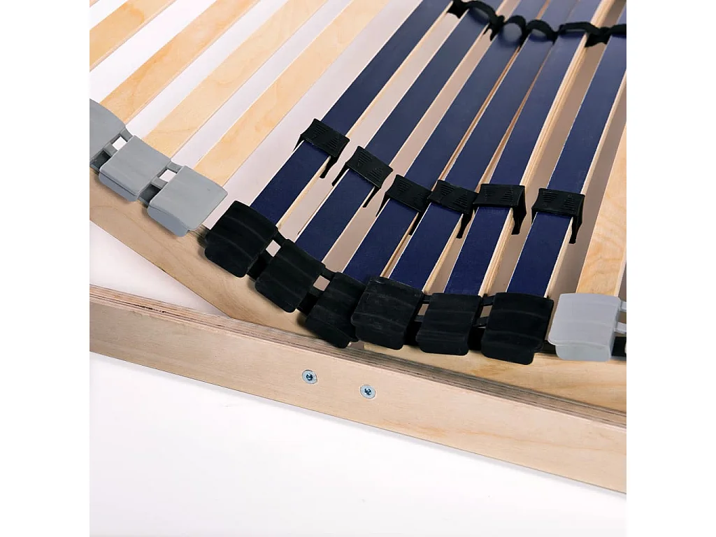 Reti a doghe senza materasso 2 pezzi con 42 doghe 90x200 cm