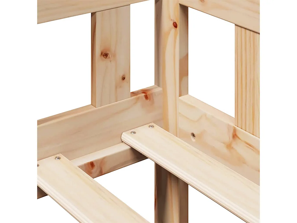 Lit de jour avec tiroirs sans matelas 90x200 cm bois massif