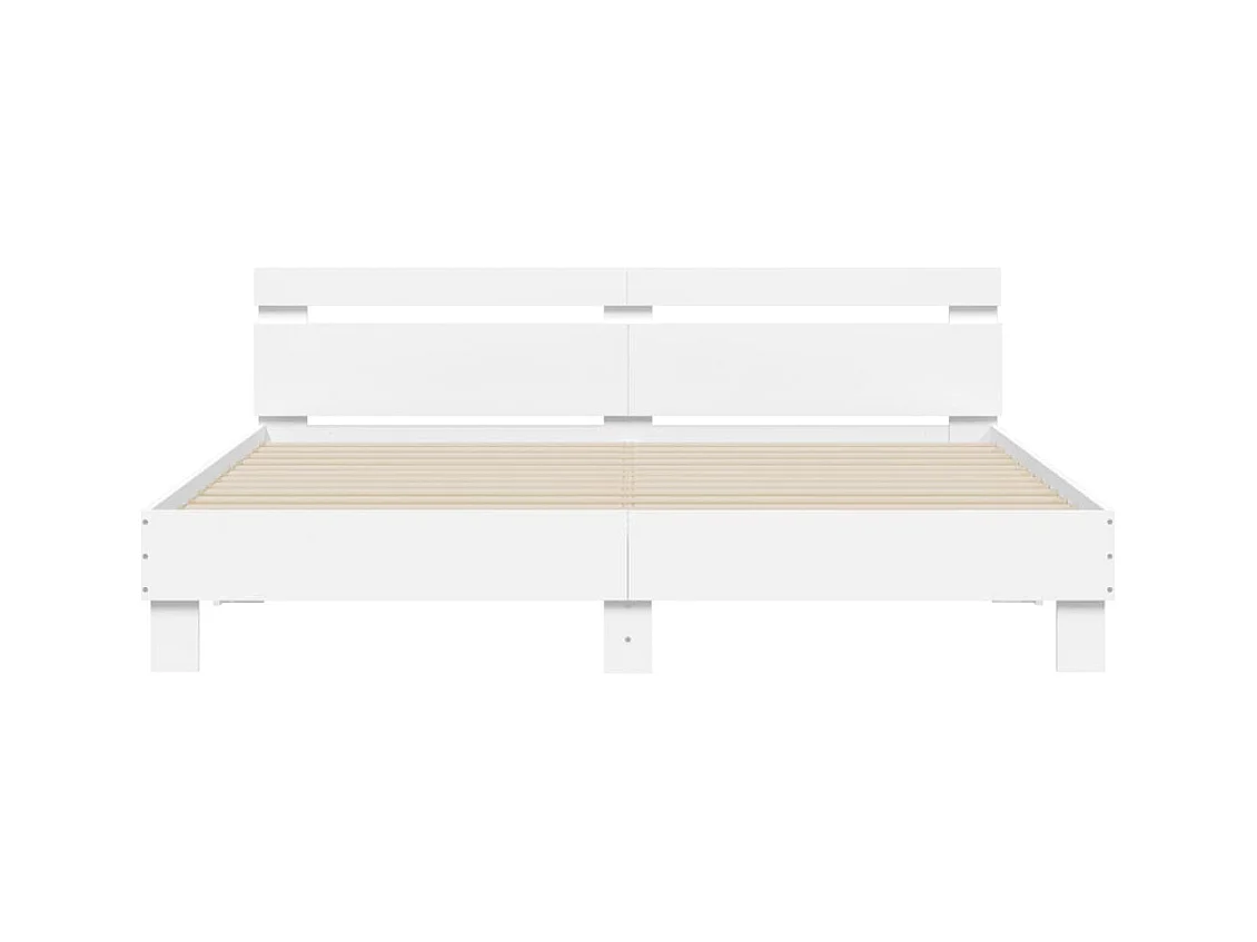 Bedframe zonder matras wit 160x200 cm