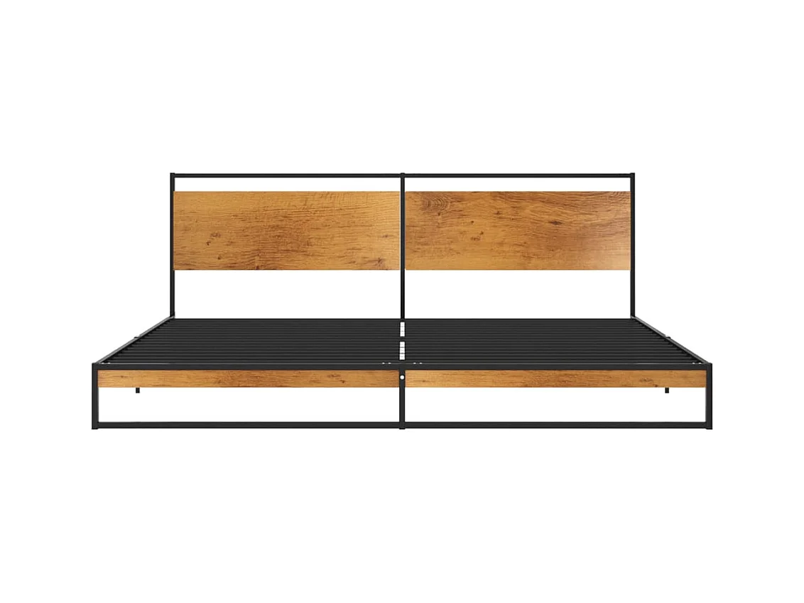 Struttura letto in metallo senza materasso 200x200 cm