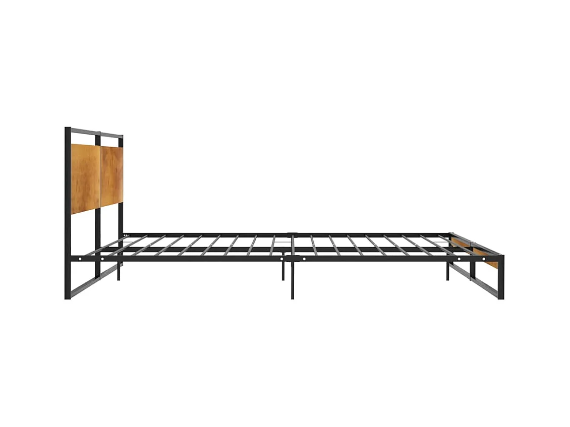 Struttura letto in metallo senza materasso 200x200 cm