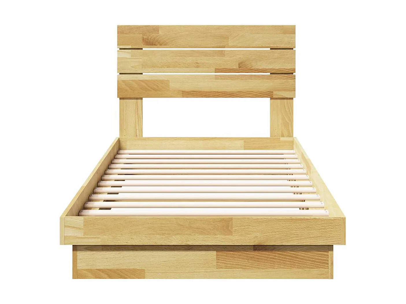 Bedframe met hoofdbord zonder matras 75 x 190 cm