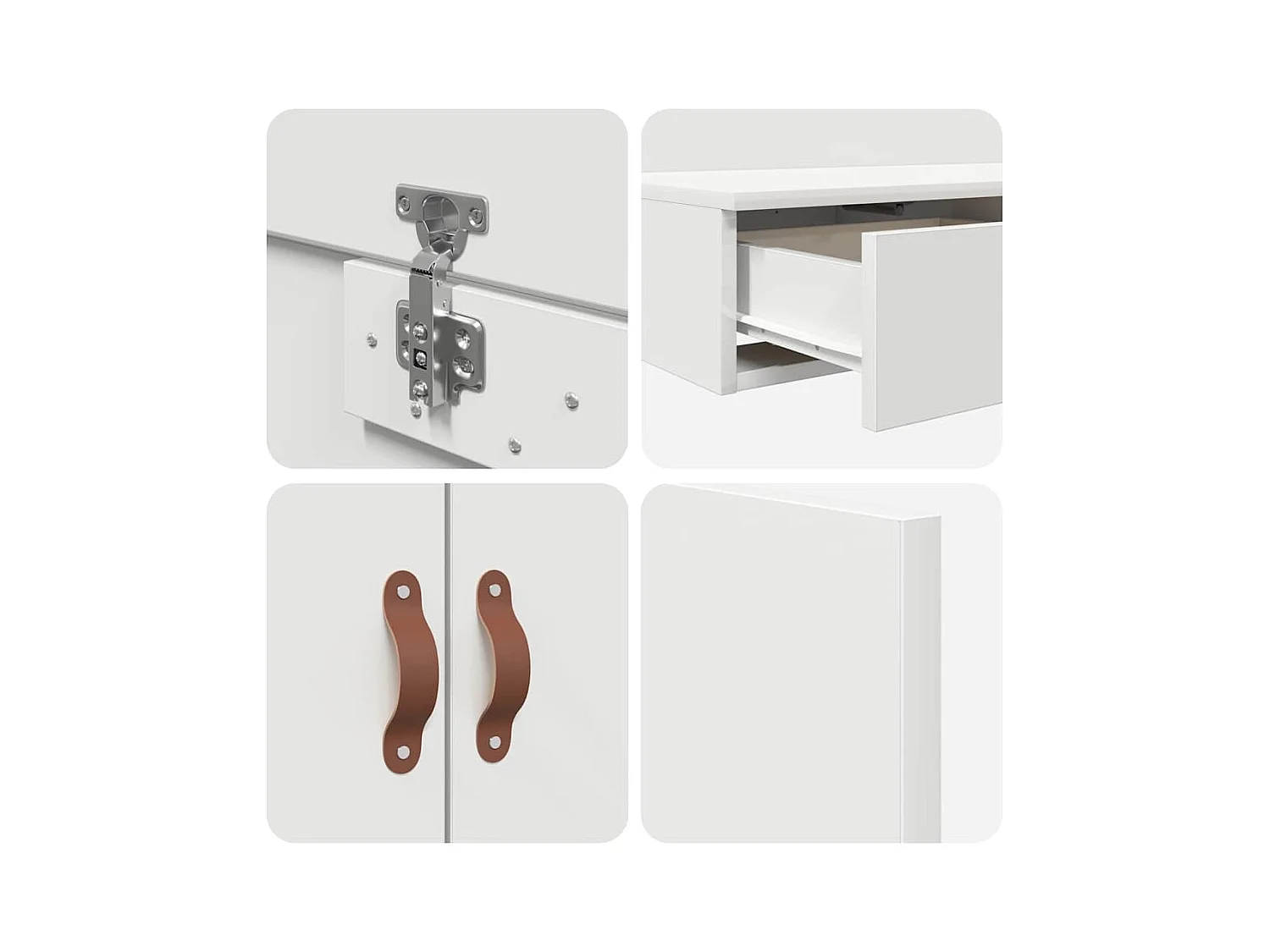 Bedframe met opbergruimte Wit 226,5 x 90 x 31,5 cm