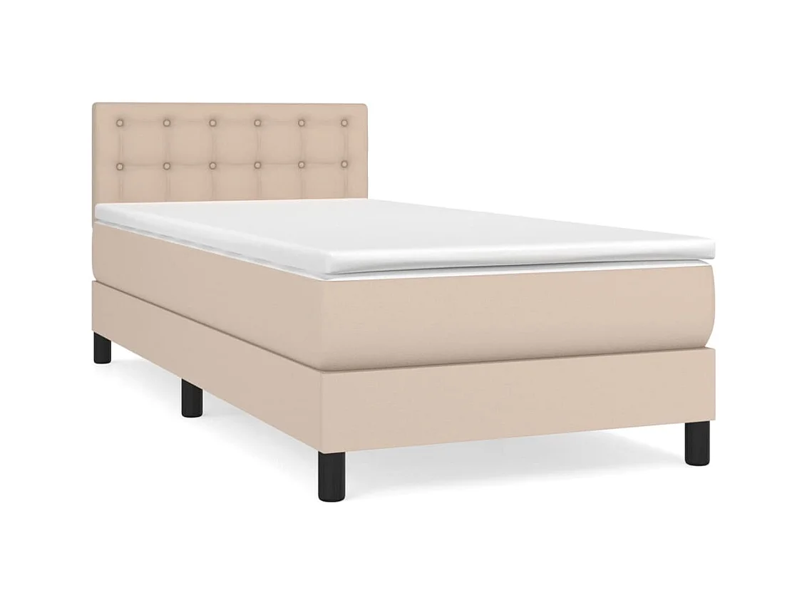 Rete a doghe con materasso Cappuccino 100x200 cm