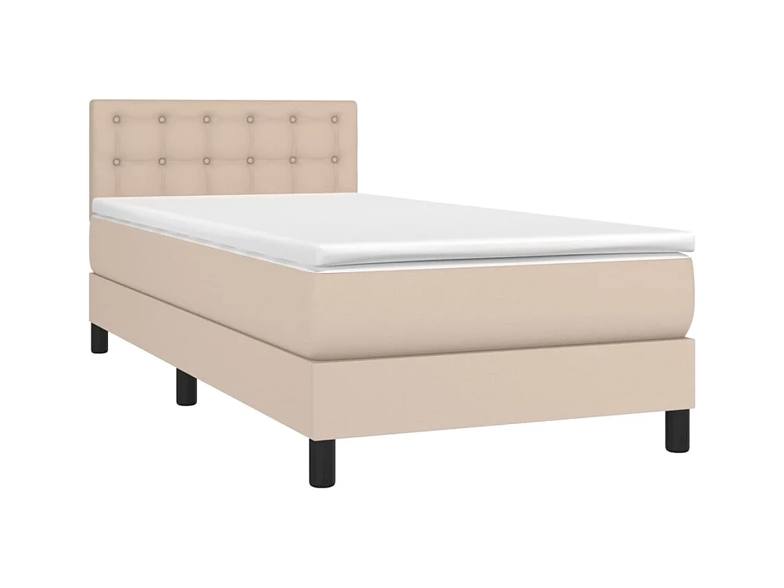 Rete a doghe con materasso Cappuccino 100x200 cm