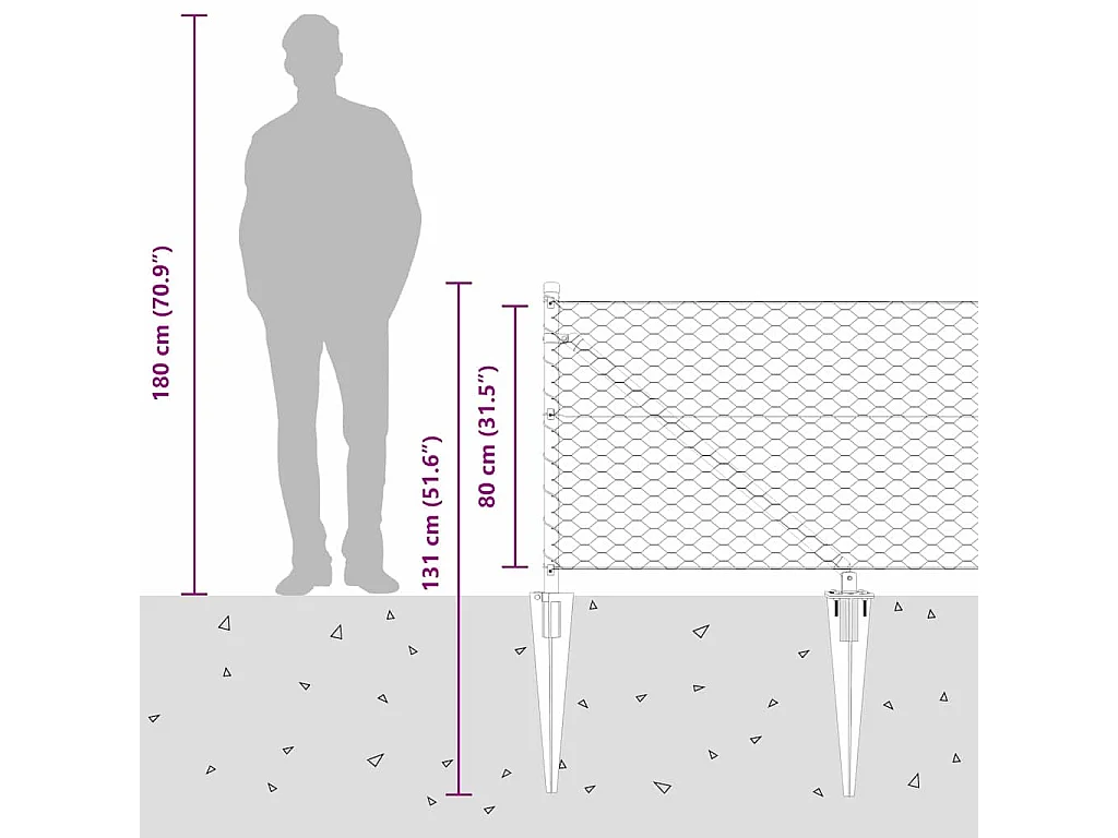Sommier à lattes de lit avec matelas Crème 80x200 cm Tissu