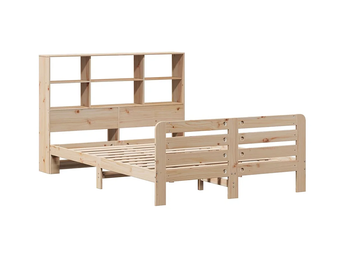 Cadre de lit sans matelas 120x200 cm bois de pin massif