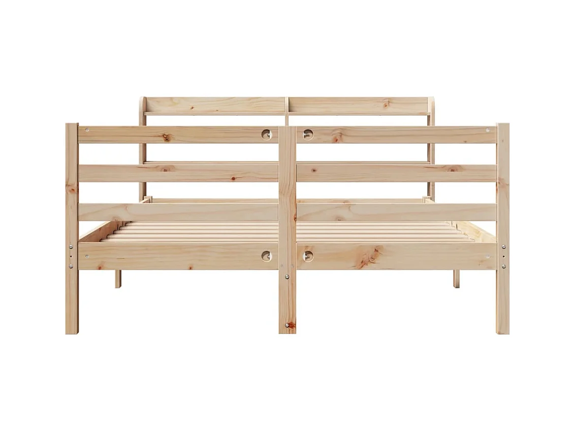 Bedframe met hoofdbord zonder matras 120x200 cm
