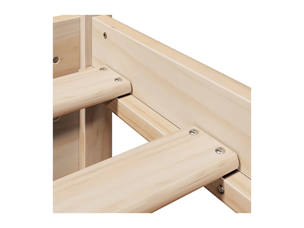 Bedframe met hoofdbord zonder matras 140x200 cm