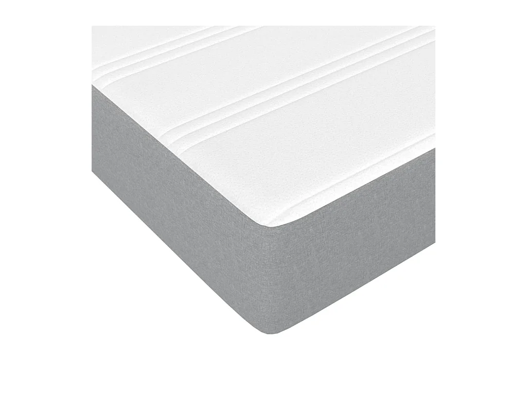 Lit avec matelas cire marron 100x200 cm bois massif de pin