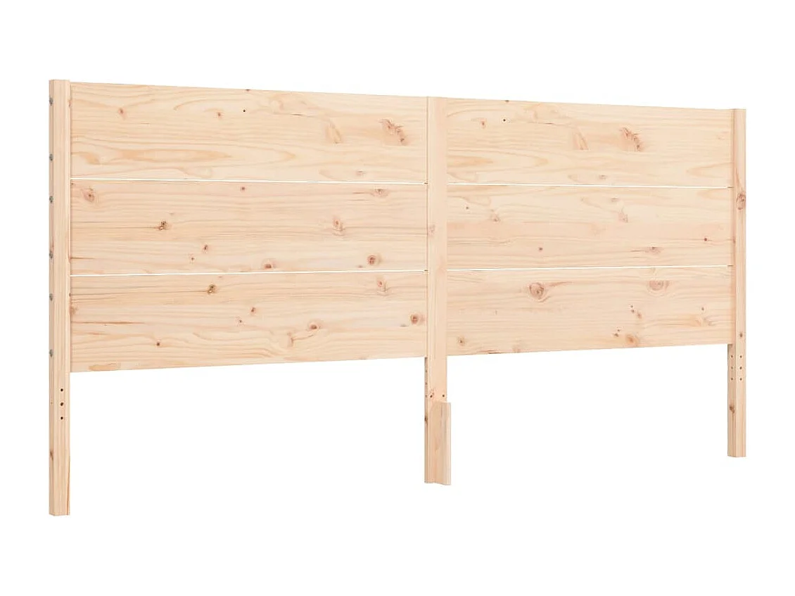 Bedframe zonder matras 200x200 cm massief hout