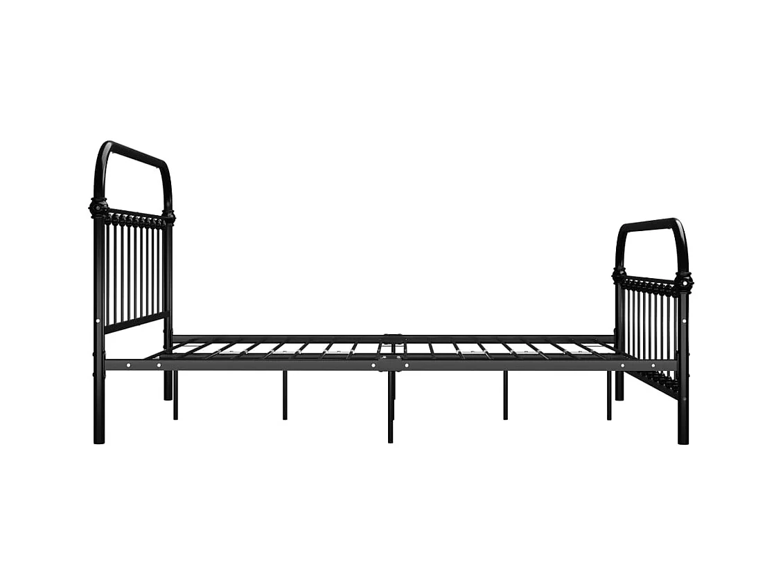 Bedframe zonder matras zwart metaal 120x200 cm