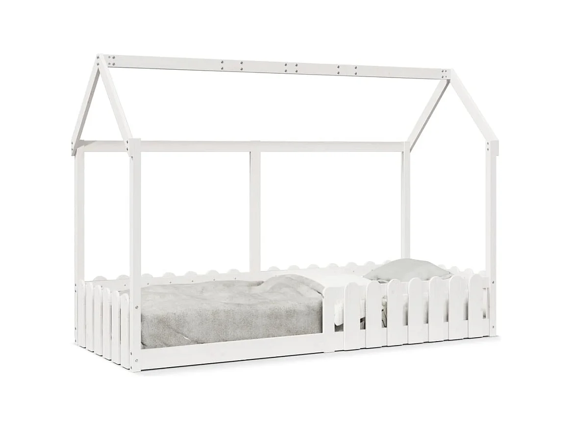 Kinderbedframe huisvorm zonder matras 80x200 cm