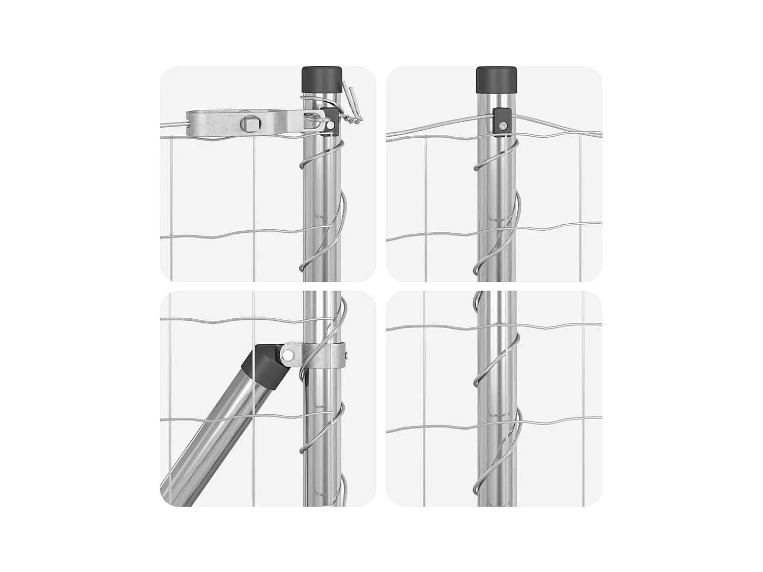 Estructura de cama sin colchón blanca 140x200 cm madera maciza de pino